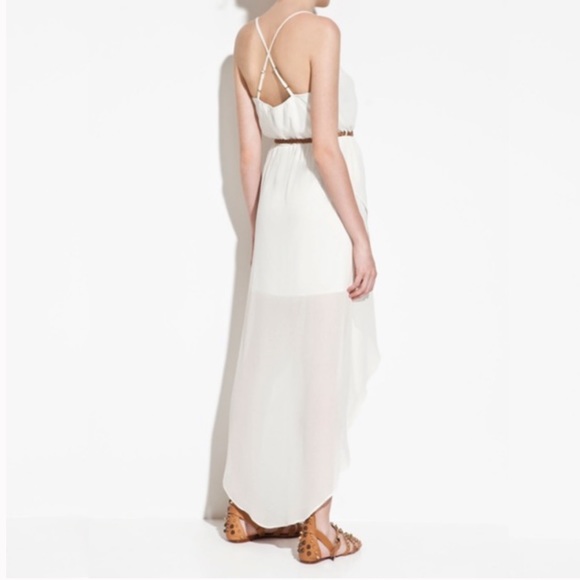 Zara Trafaluc high-low chiffon dress - Picture 6 of 7